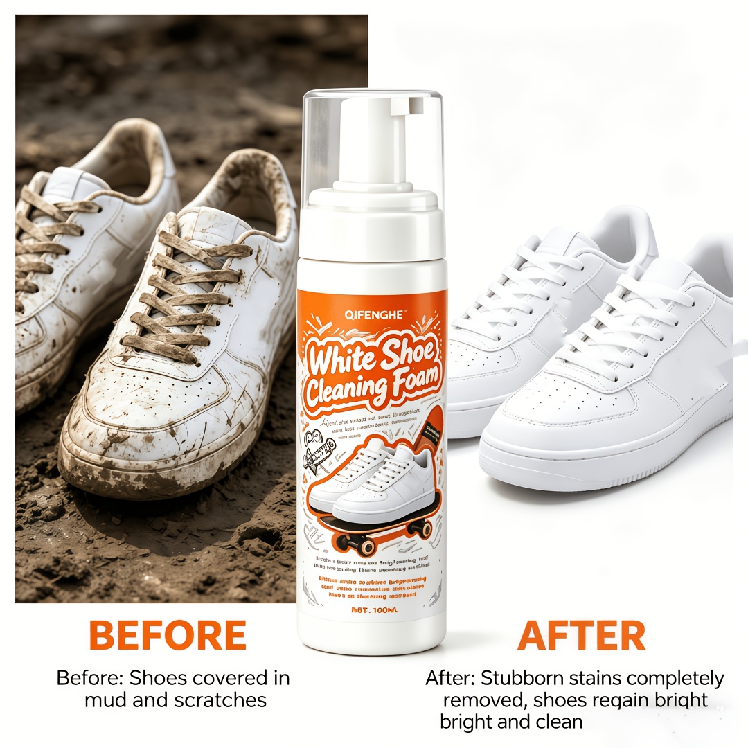 Portable No Rinse White Shoe C – обзор и цена Sneaker Care Cleaner