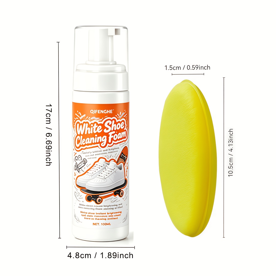 Portable No Rinse White Shoe C – обзор и цена Sneaker Care Cleaner