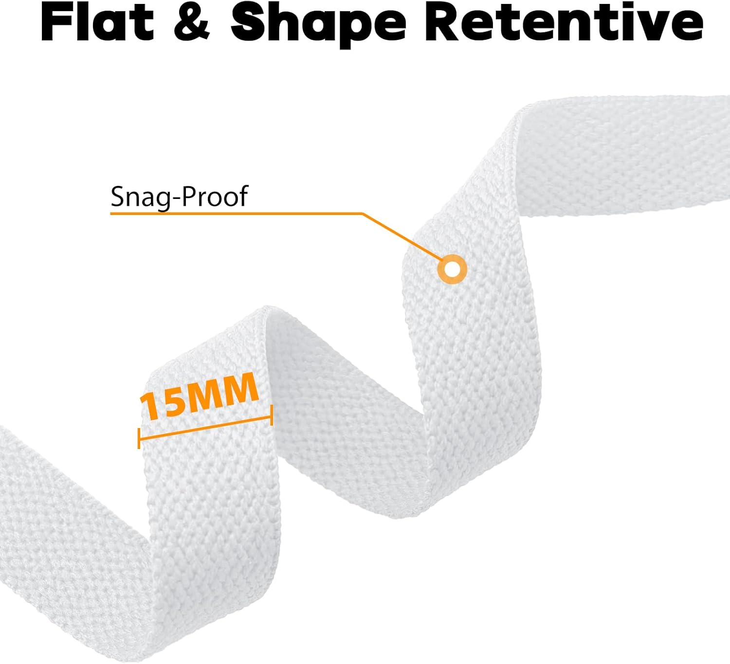 15mm Wide Flat Non-Stretch Sho – обзор и цена Lace Replacement Flat