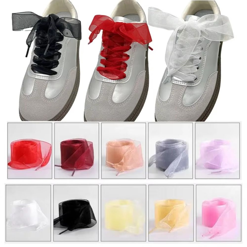 New 4cm Width Chiffon Yarn Sho – обзор и цена Lace Replacement Flat
