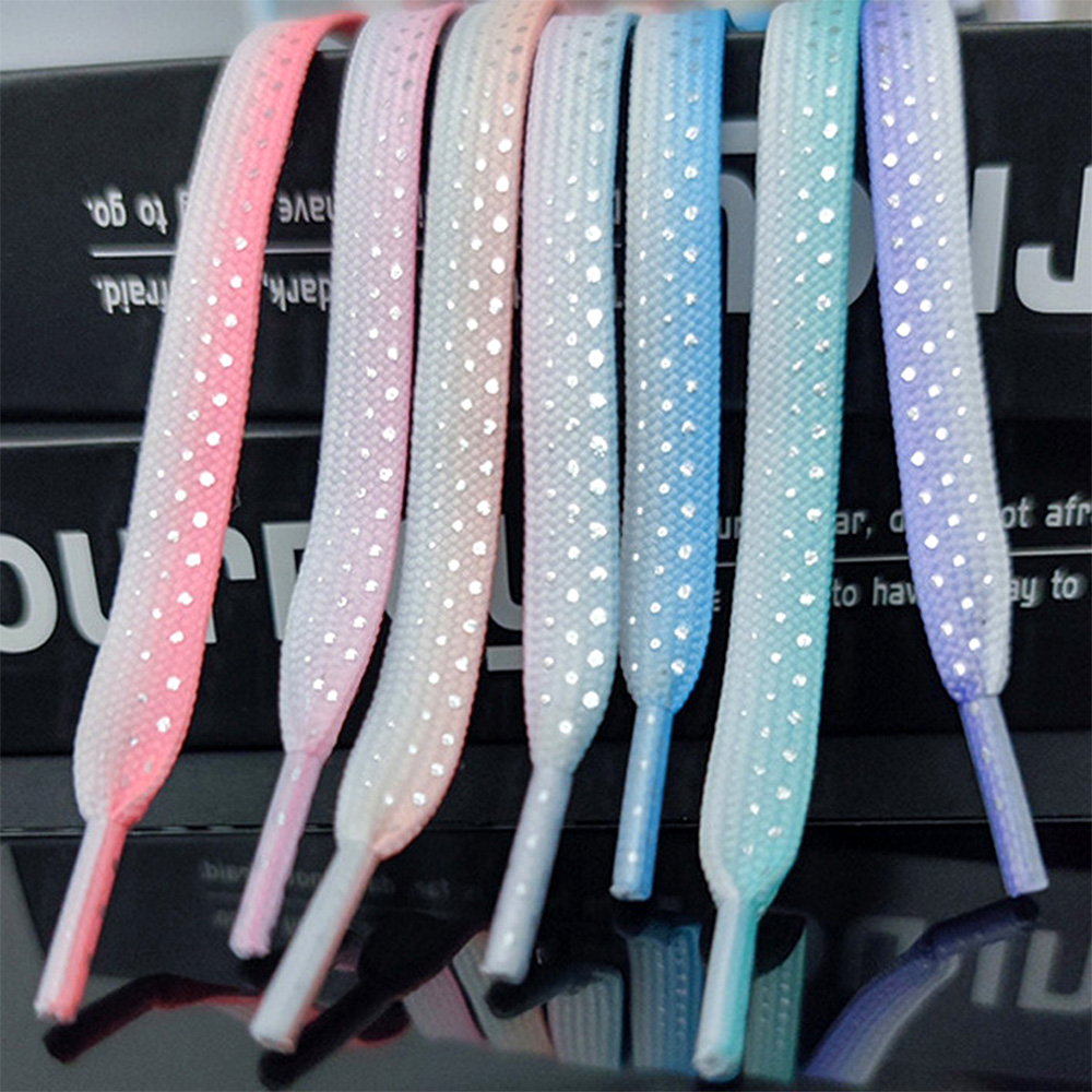 2 Pairs Gradient Splash Ink Si – обзор и цена Lace Replacement Flat
