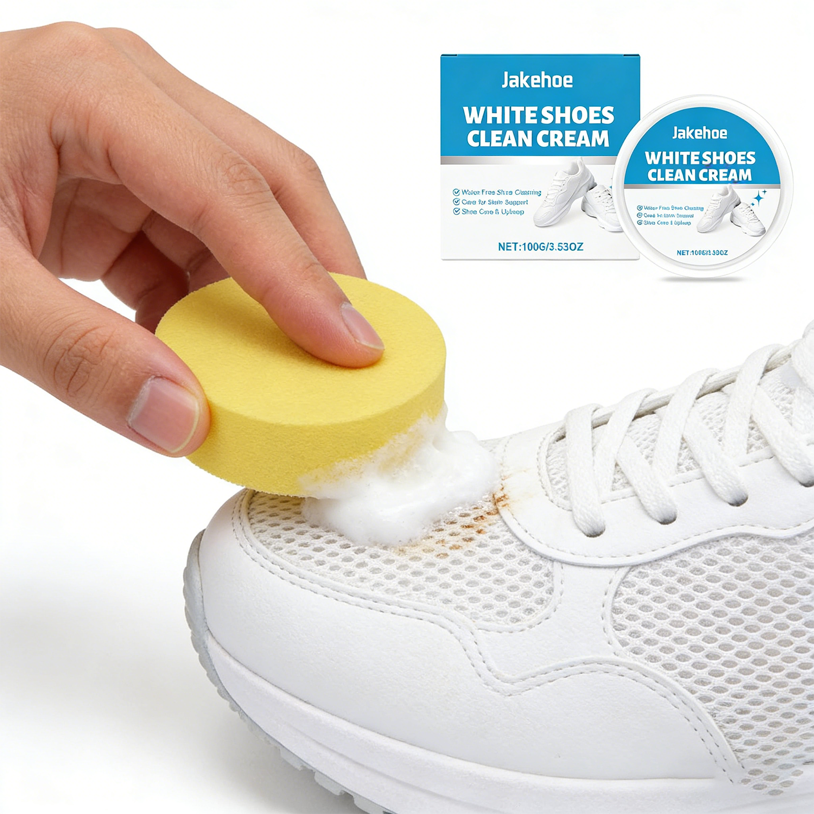 White Shoe Cleaner Cream Sneak – обзор и цена Sneaker Care Cleaner