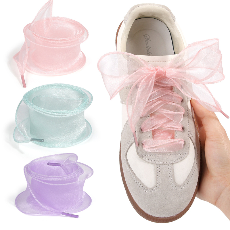 Fishtail Organza Ribbon Shoela – обзор и цена Lace Replacement Flat