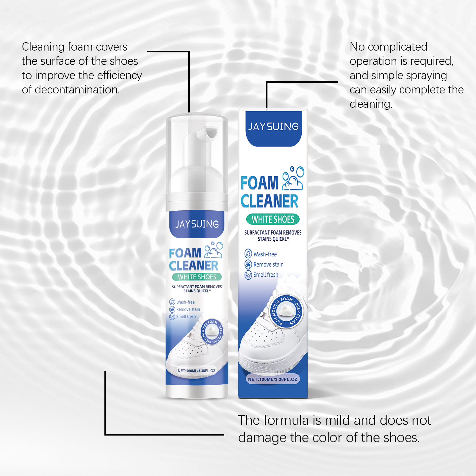 White Shoes Foam Cleaner No Ri – обзор и цена Sneaker Care Cleaner