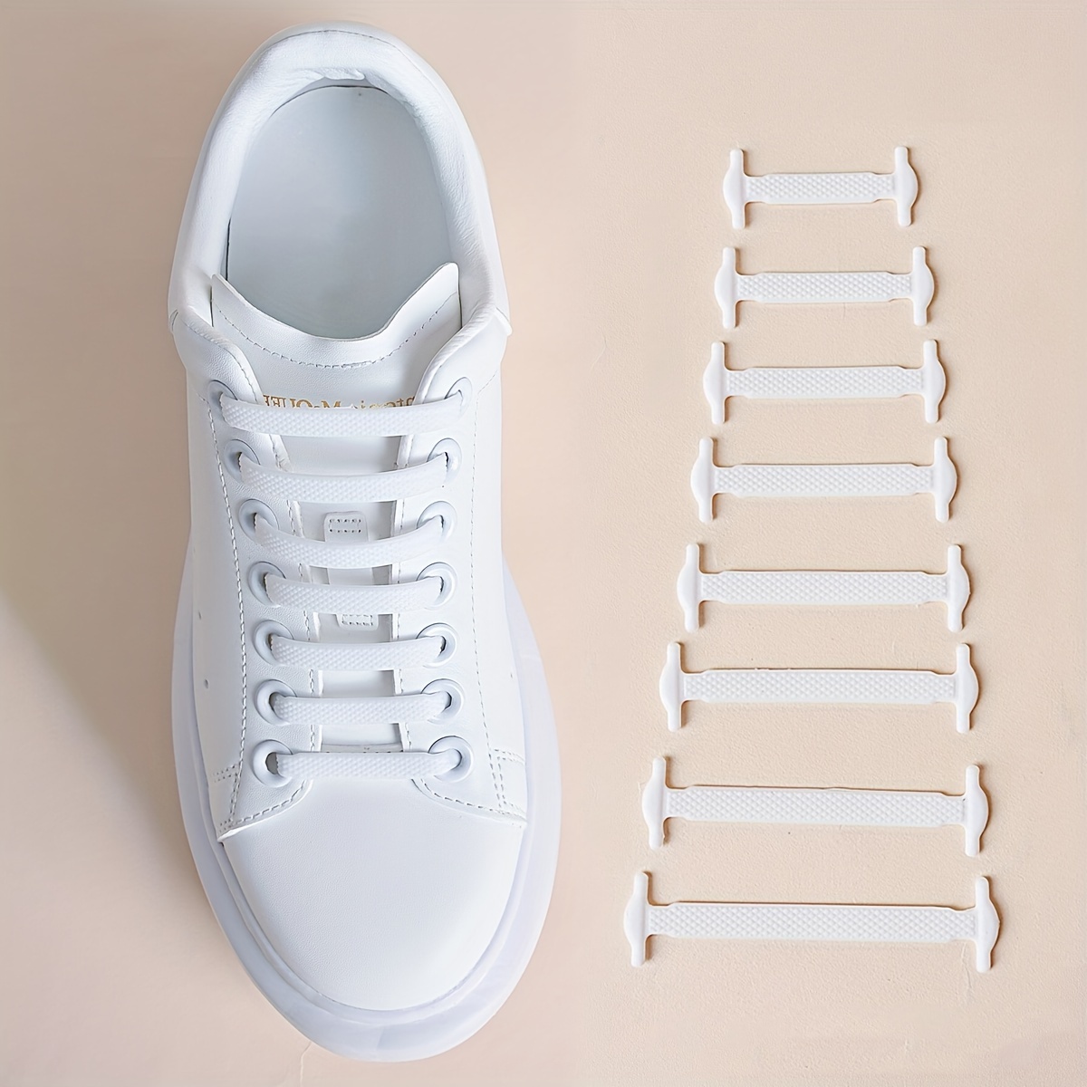 16pcs No Tie Shoe Laces, Elast – обзор и цена Lace Replacement Flat