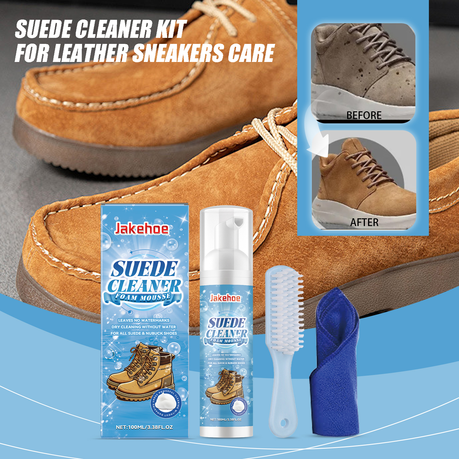 Suede Cleaner Kit Leather Velv – обзор и цена Sneaker Care Cleaner