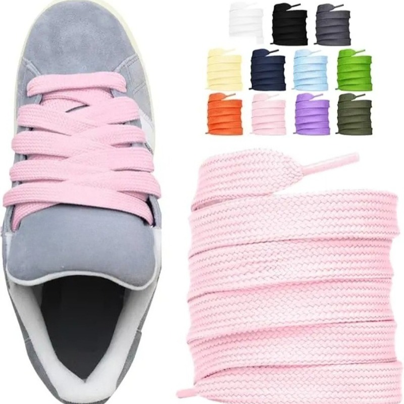 Fashion Colored Flat Shoelaces – обзор и цена Lace Replacement Flat